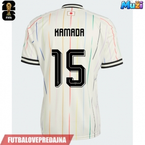 Lacne Muži Futbalové dres Japonsko Daichi Kamada #15 MS 2026 Krátky Rukáv - Preč
